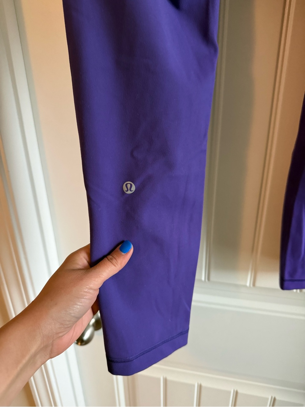 Lululemon Athletica Wunder Under 25” leggings in petrol purple, size 10 - Picture 6 of 7